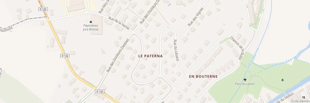 Plan du 4 Rue des Charmilles à Bletterans