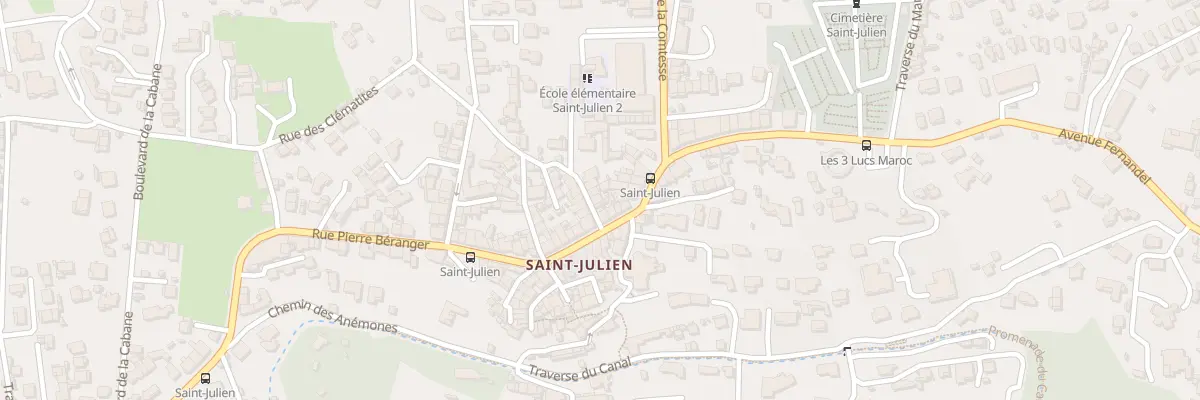 Plan du 4 Rue du groupe scolaire à Marseille 12e Arrondissement