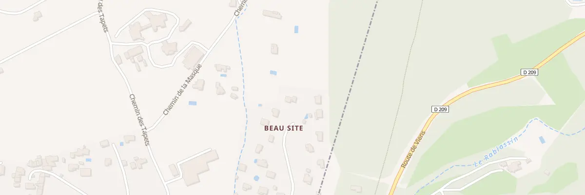 Plan du 393 Che de Beau Site à Saignon