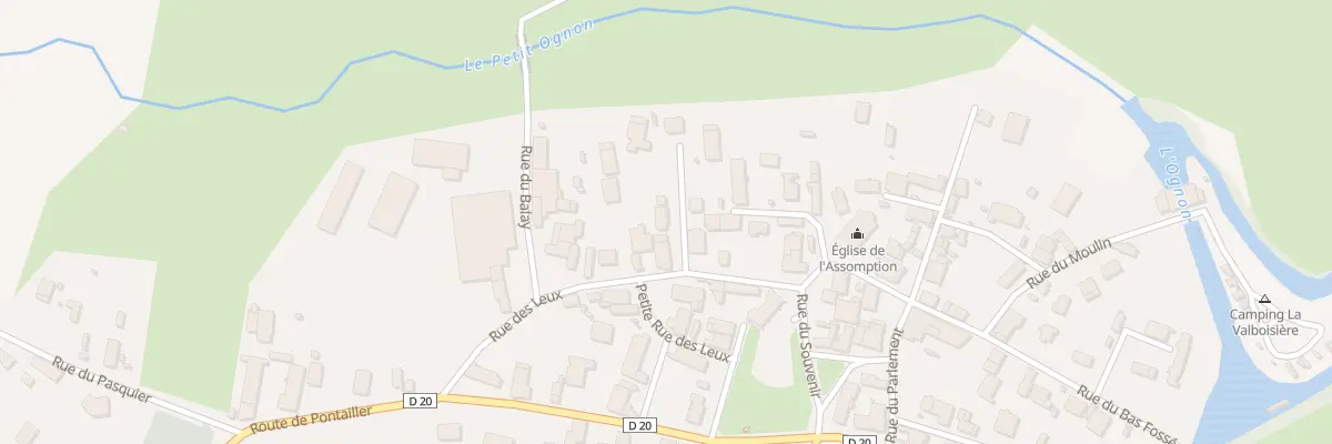 Plan du 3 Imp du Fontenis à Perrigny-sur-l’Ognon