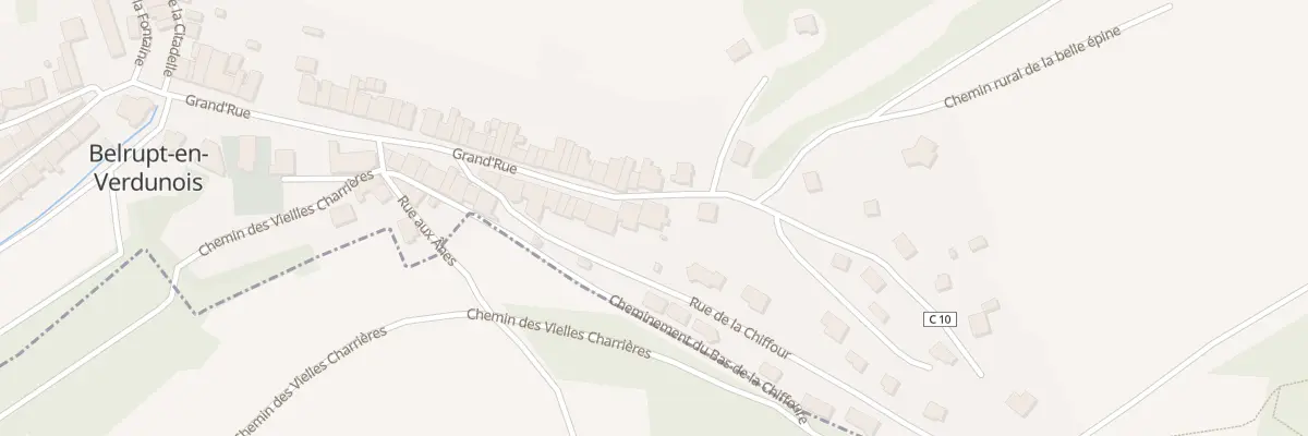Plan du 42 Gr Grand Rue à Belrupt-en-Verdunois