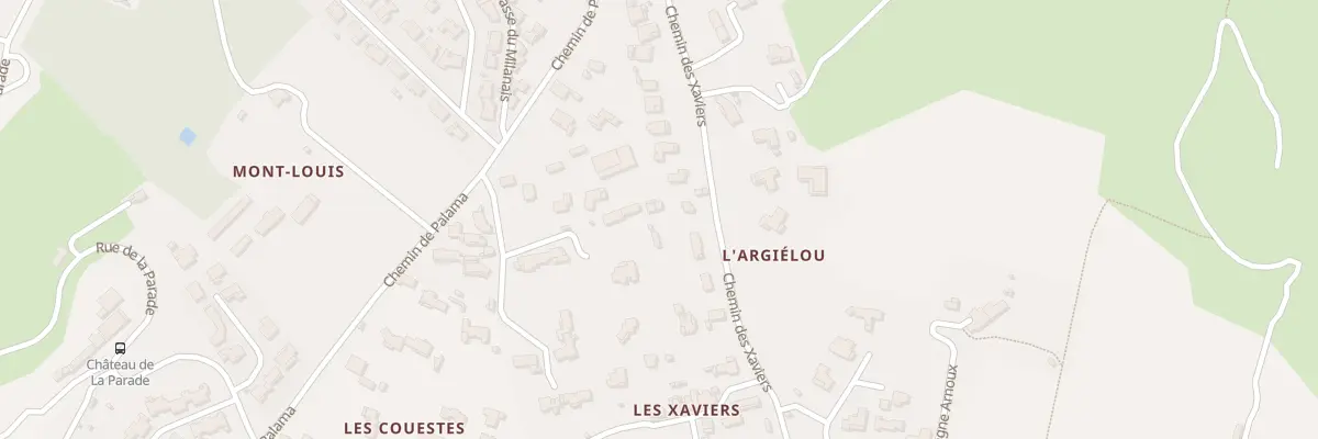Plan du 103 Che des Xaviers à Marseille 13e Arrondissement