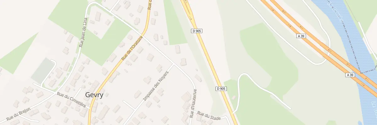 Plan du 3 Rue d’Hauterive à Gevry