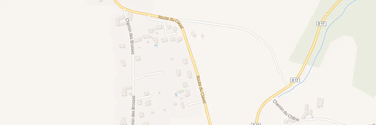 Plan du 64 Rte du Clavel à Sainte-Blandine