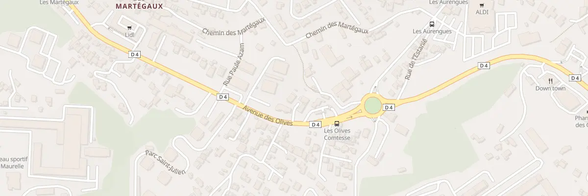Plan du 275 Av des Olives à Marseille 13e Arrondissement