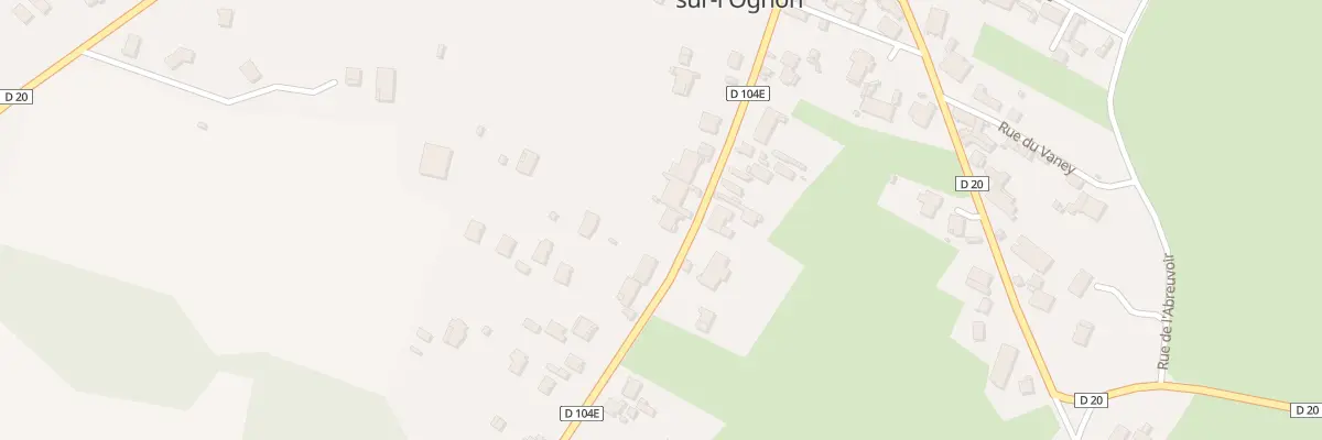 Plan du 14 Rte de Vielverge à Perrigny-sur-l’Ognon