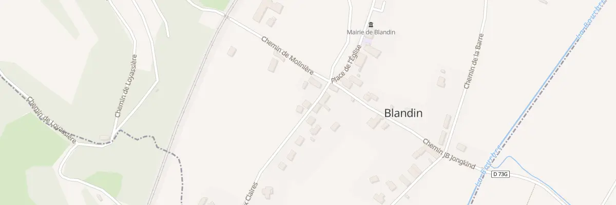 Plan du 4 Che des Eaux Claires à Blandin