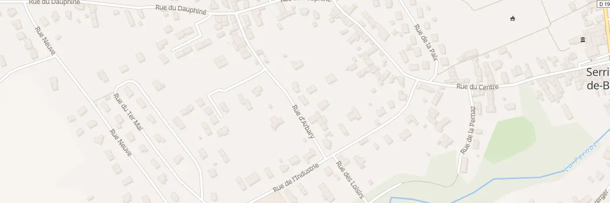Plan du 11T Rue de l’Arbary à Serrières-de-Briord