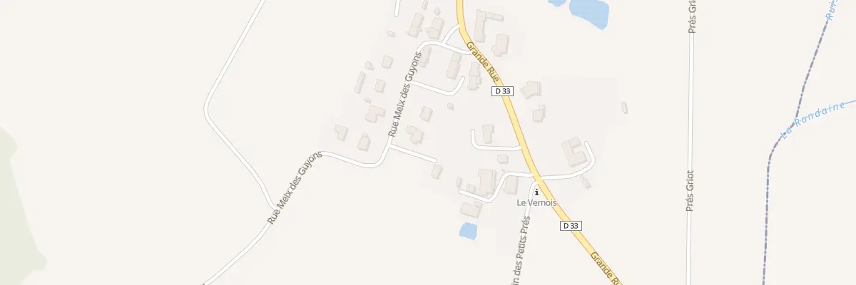 Plan du 7 Rue du Meix des Guyons à Relans