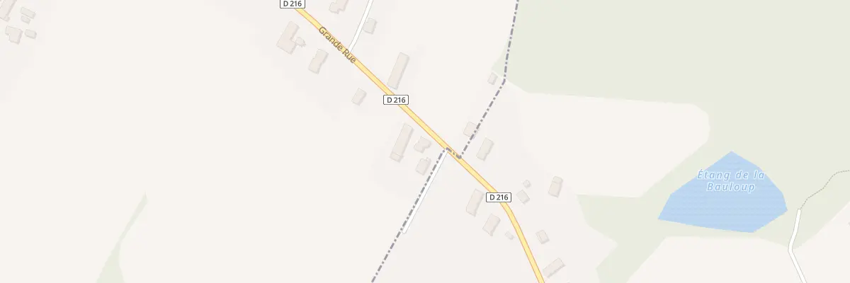 Plan du 22 Rue Grande Rue à Chaînée-des-Coupis