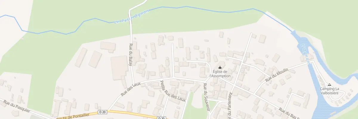Plan du 4 Imp du Fontenis à Perrigny-sur-l’Ognon
