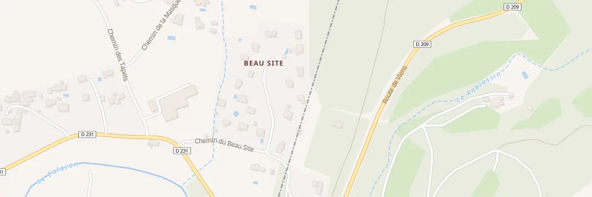 Plan du 314 Che de Beau Site à Caseneuve