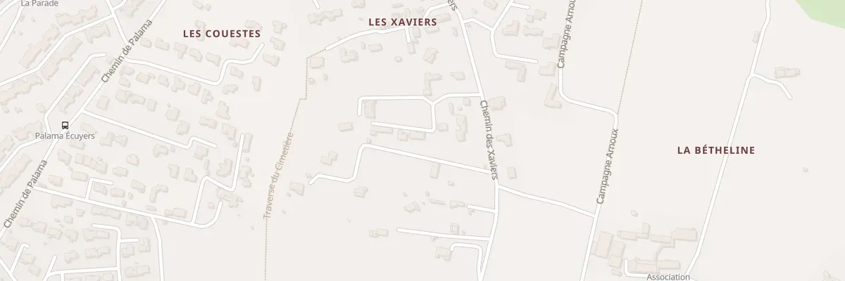 Plan du 73 Che des Xaviers à Marseille 13e Arrondissement
