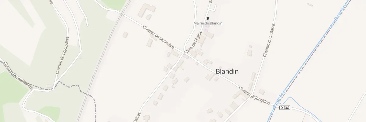 Plan du 1 Che des Eaux Claires à Blandin