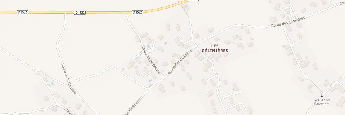 Plan du 5006 Les Gelinieres à Rovon