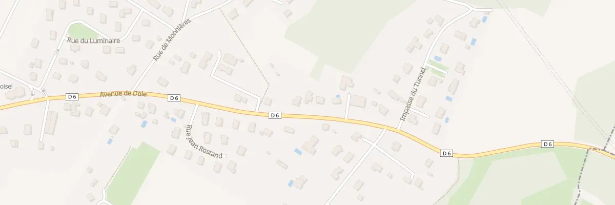 Plan du 25E Rue de Dole à Champvans