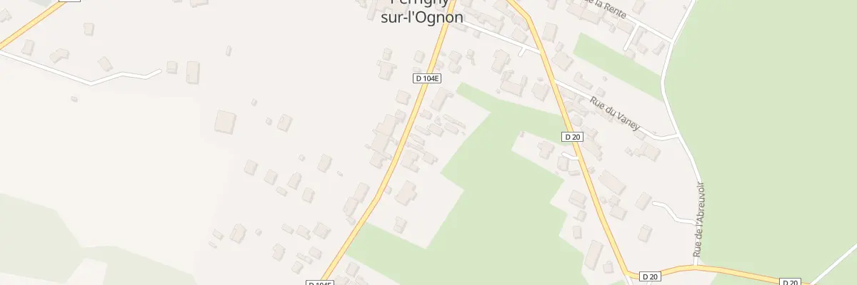 Plan du 21 Rte de Vielverge à Perrigny-sur-l’Ognon