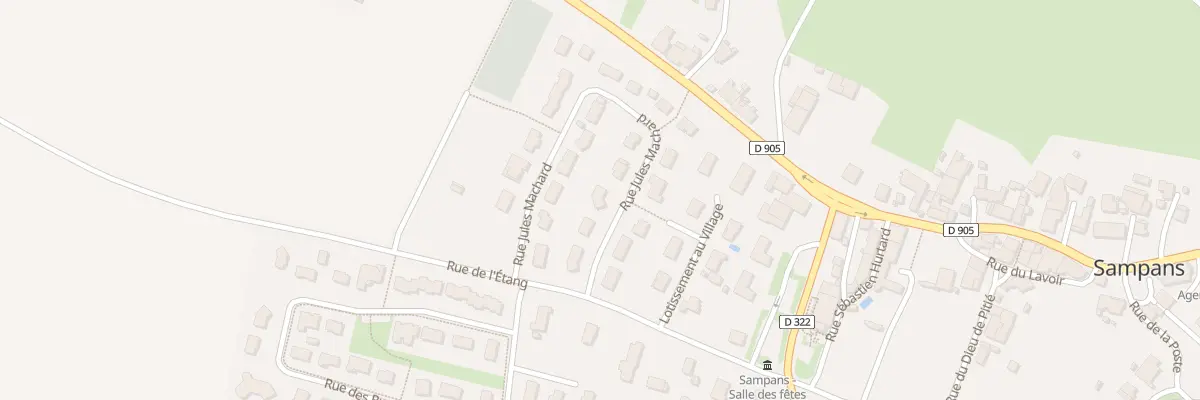 Plan du 6 Rue Jules Machard à Sampans
