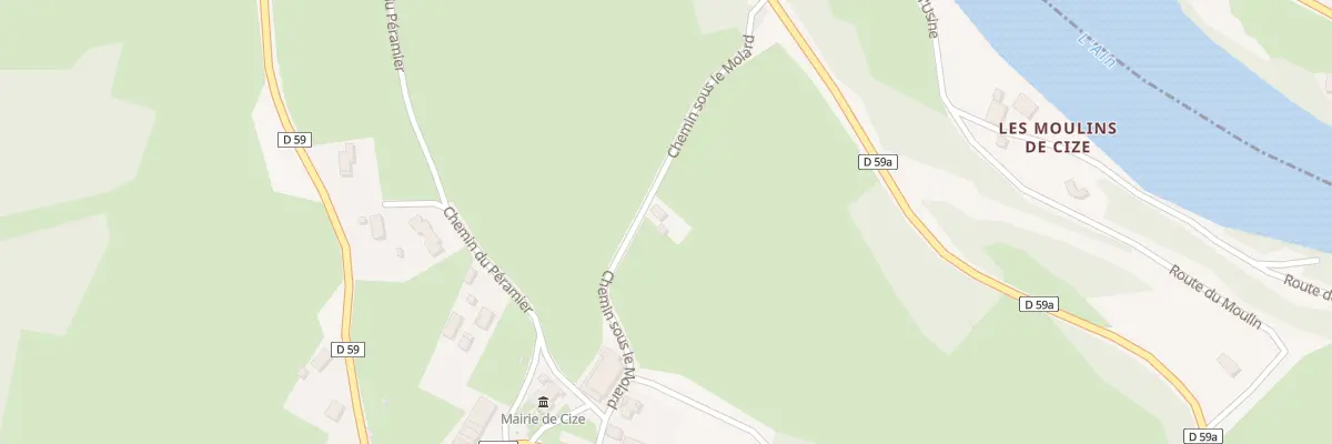 Plan du 6 Che Chemin sous le Mollard à Cize