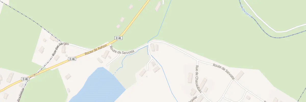 Plan du 2 Rte de Servotte à Saint-Baraing