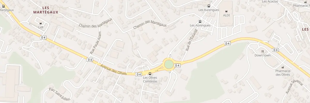 Plan du 315 Av des Olives à Marseille 13e Arrondissement