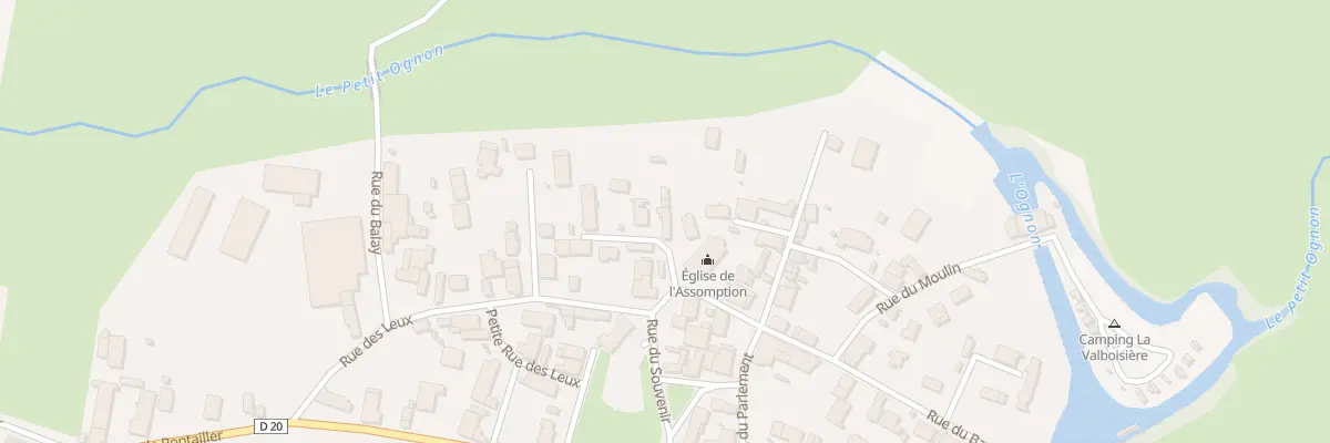 Plan du 2 Imp de la Grapillotte à Perrigny-sur-l’Ognon