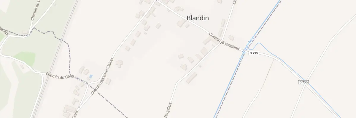 Plan du 12 Che des Peupliers à Blandin