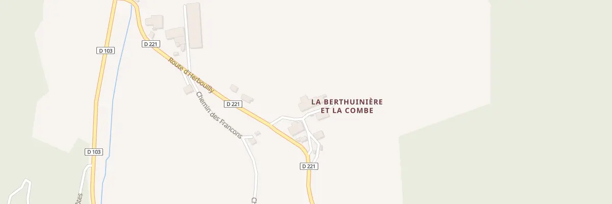Plan du 55 Che de la Berthuiniere à Saint-Martin-en-Vercors