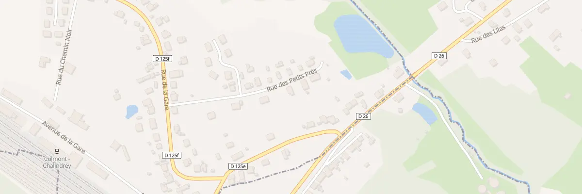 Plan du 5 Rue des Petits Pres à Culmont