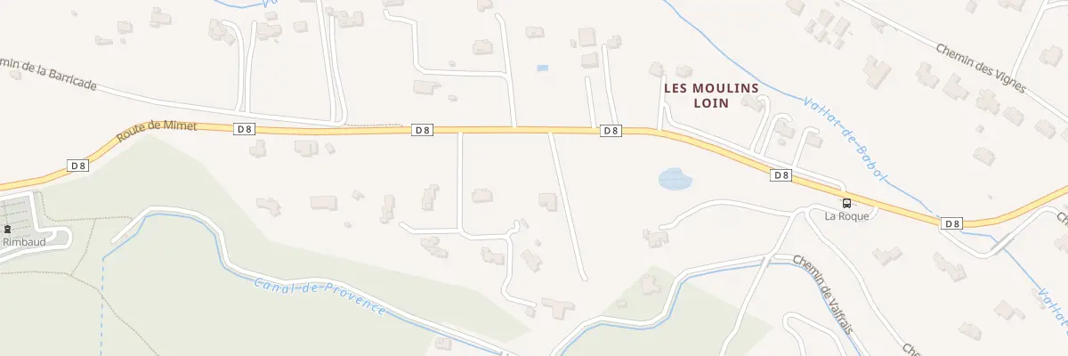 Plan du 832M Rte de Mimet à Simiane-Collongue