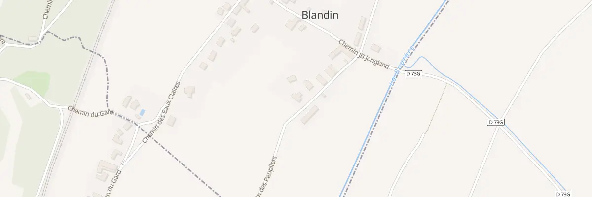 Plan du 12B Che des Peupliers à Blandin