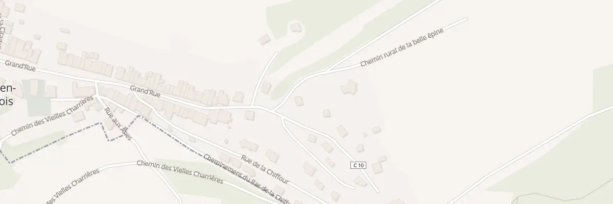 Plan du 1 Che de la Vierge à Belrupt-en-Verdunois