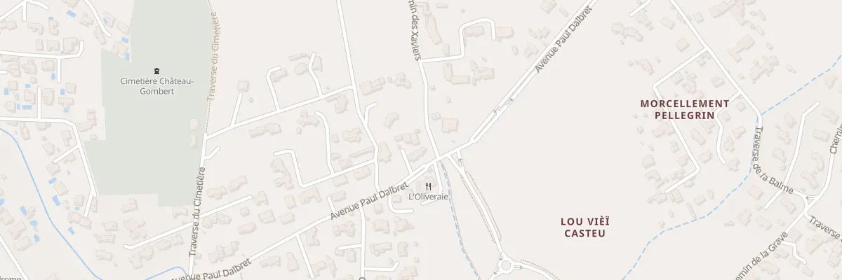 Plan du 3 Che des Xaviers à Marseille 13e Arrondissement