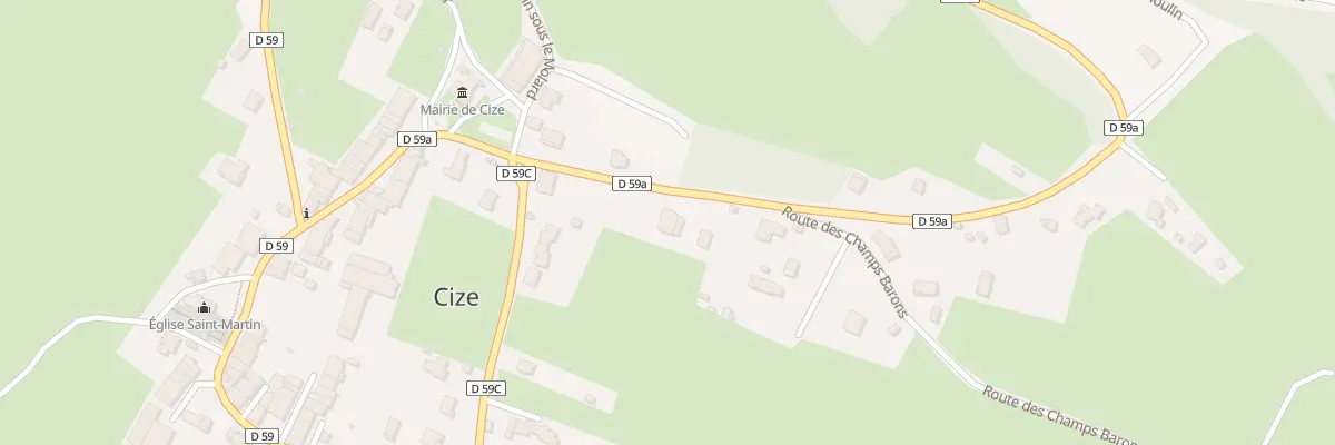 Plan du 4 Rte du Viaduc à Cize