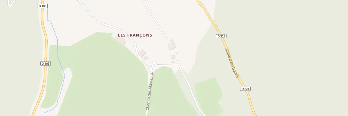 Plan du 575 Che des Francons à Saint-Martin-en-Vercors