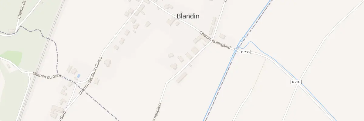 Plan du 12T Che des Peupliers à Blandin