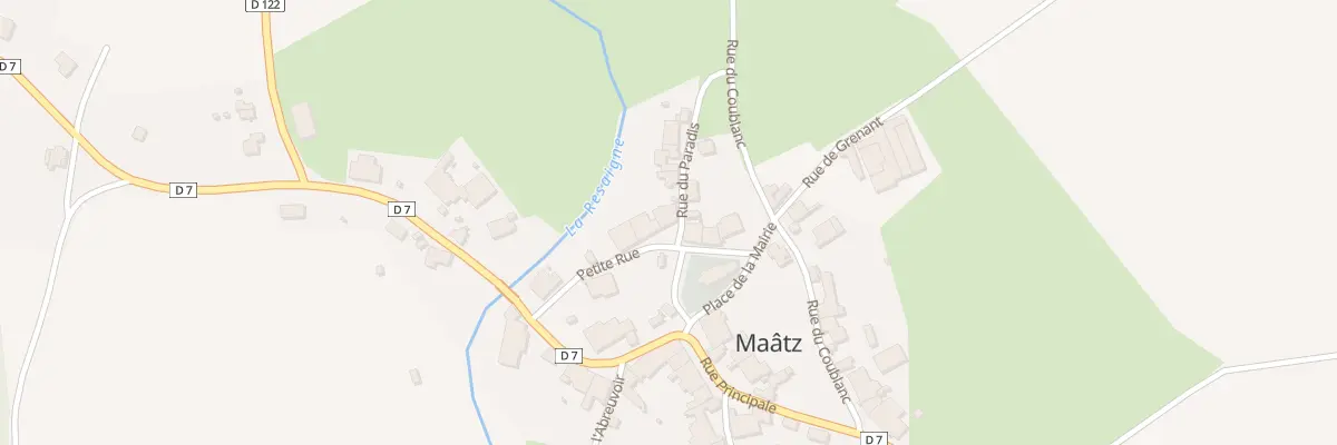 Plan du 4 Petite Rue à Maâtz
