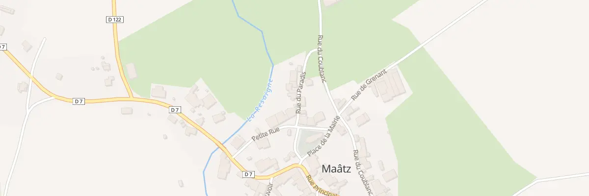 Plan du 3 Rue du Paradis à Maâtz