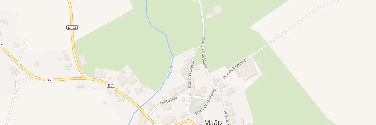 Plan du 9 Rue du Paradis à Maâtz