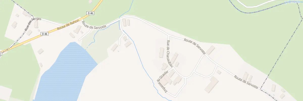 Plan du 1 Rue de Chanaubau à Saint-Baraing