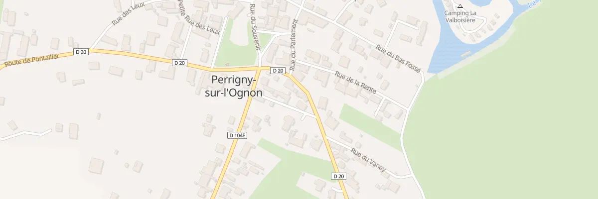 Plan du 8 Rte de Pesmes à Perrigny-sur-l’Ognon