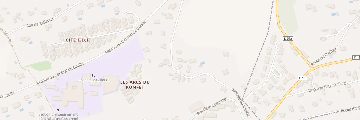 Plan du 334 Mte du Ronfet à La Tour-du-Pin