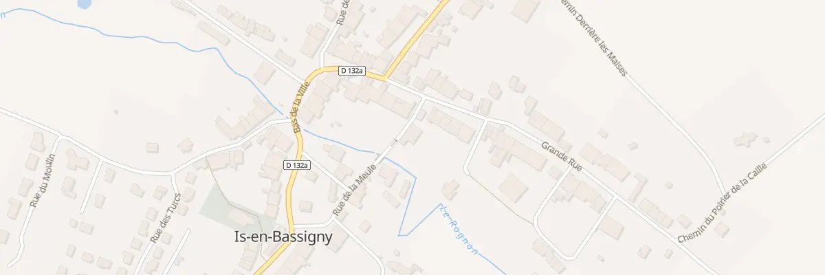 Plan du 14 Rue de la Meule à Is-en-Bassigny
