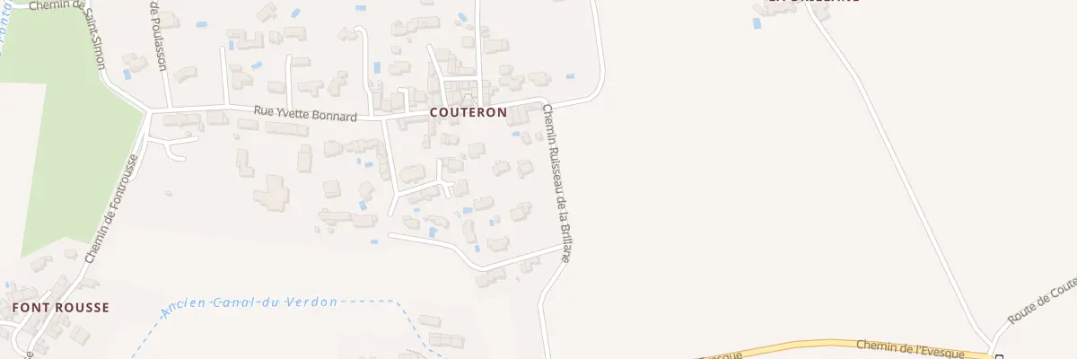 Plan du 110 Che Ruisseau de la Brillanne à Aix-en-Provence