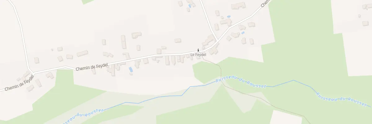 Plan du 61 Che de Feydel à Montagnieu