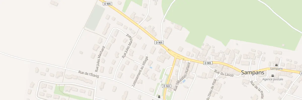 Plan du 32 Rue de Dijon à Sampans