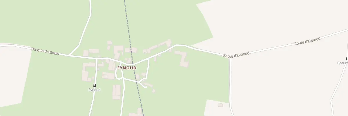 Plan du 1275 Rte d’Eynoud à Chélieu