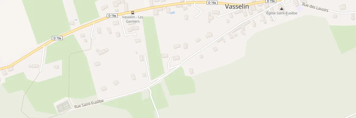 Plan du 256C Rue Saint Eusèbe à Vasselin
