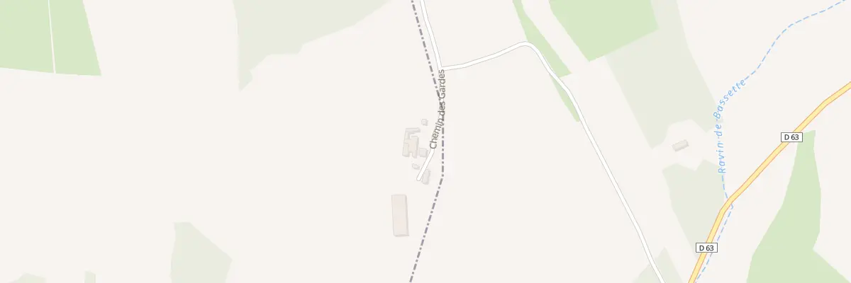 Plan du 5108 Les Gardes à Aurel