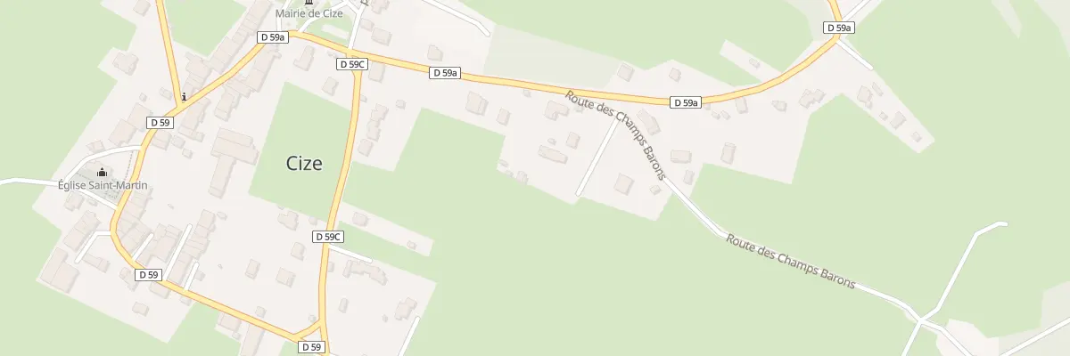 Plan du 8 Imp du Petit Bois à Cize